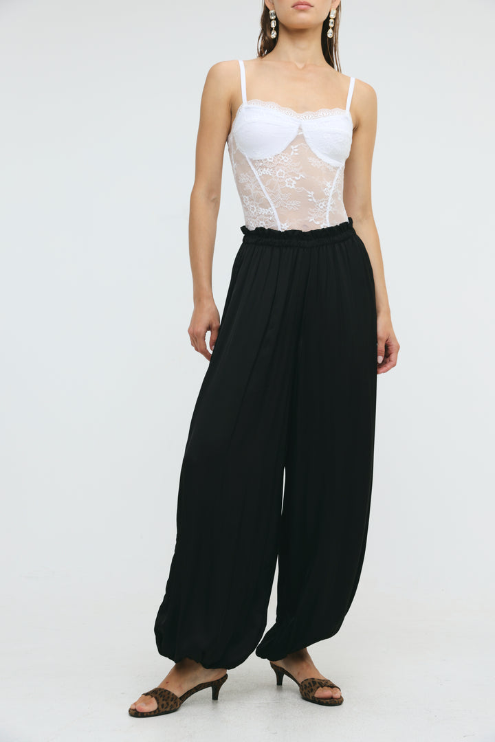 Gloss Black Balloon Bottoms