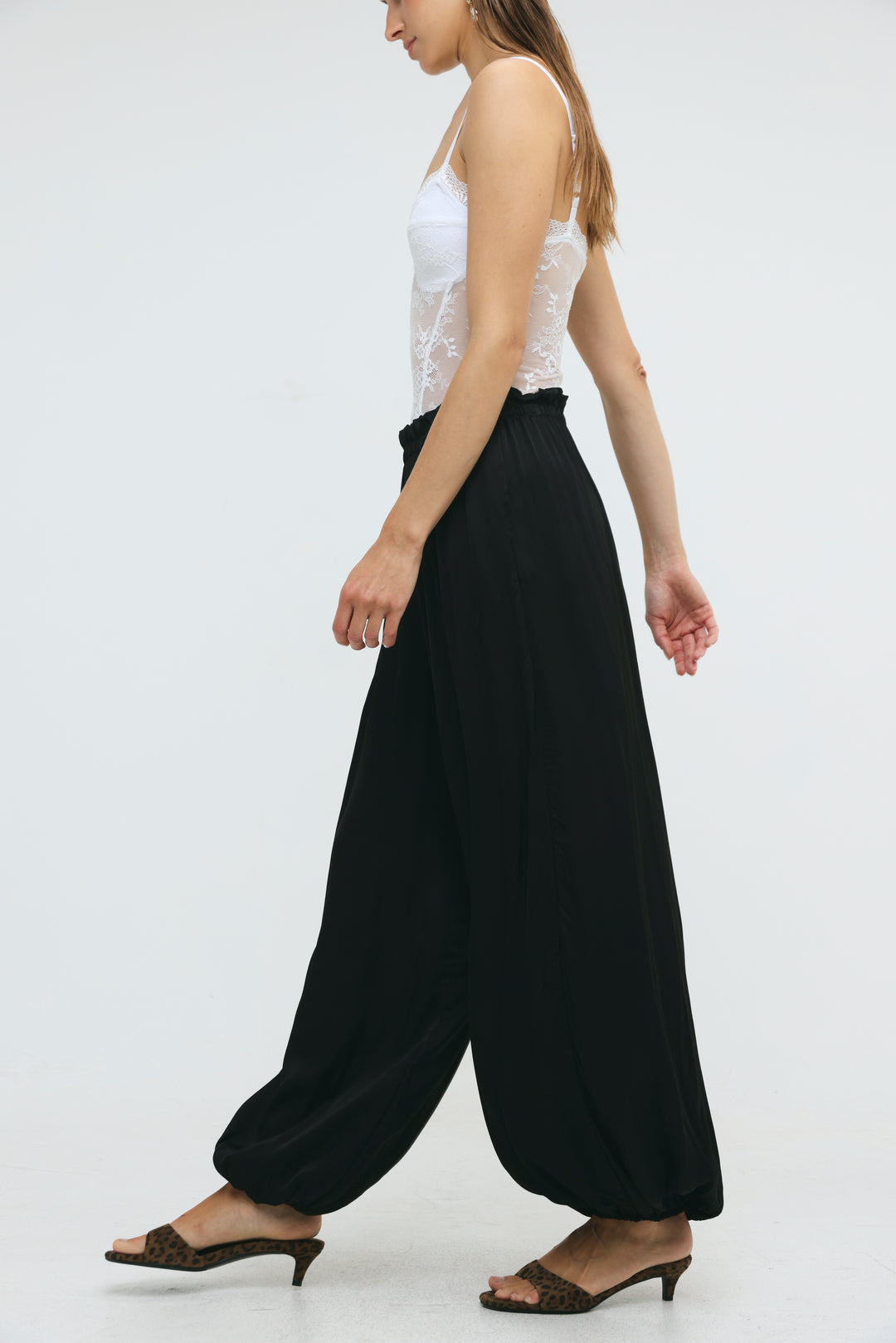 Gloss Black Balloon Bottoms