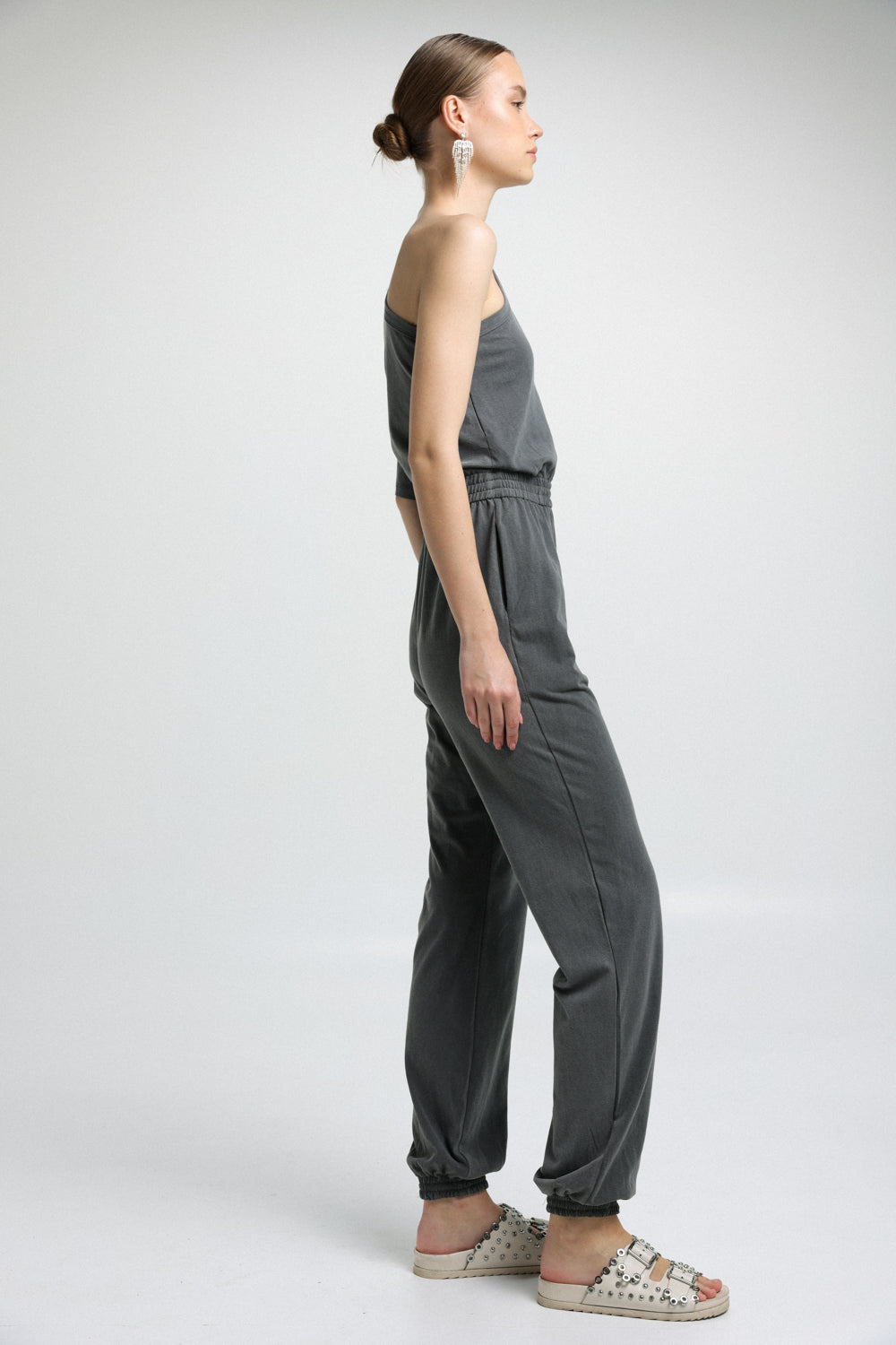 Your Boyfriend Grey Jumpsuit