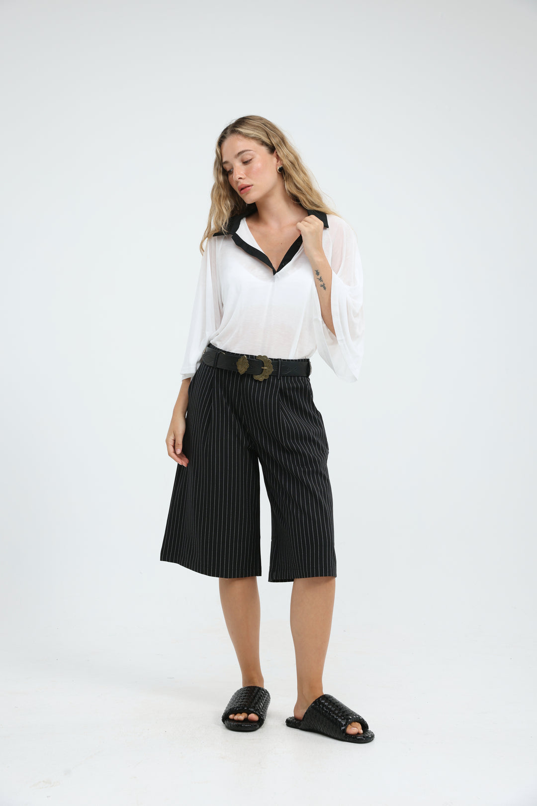 Scope White/Black Polo
