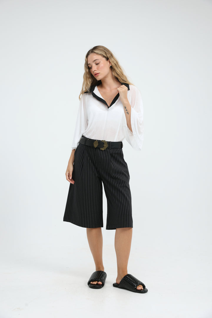 Scope White/Black Polo
