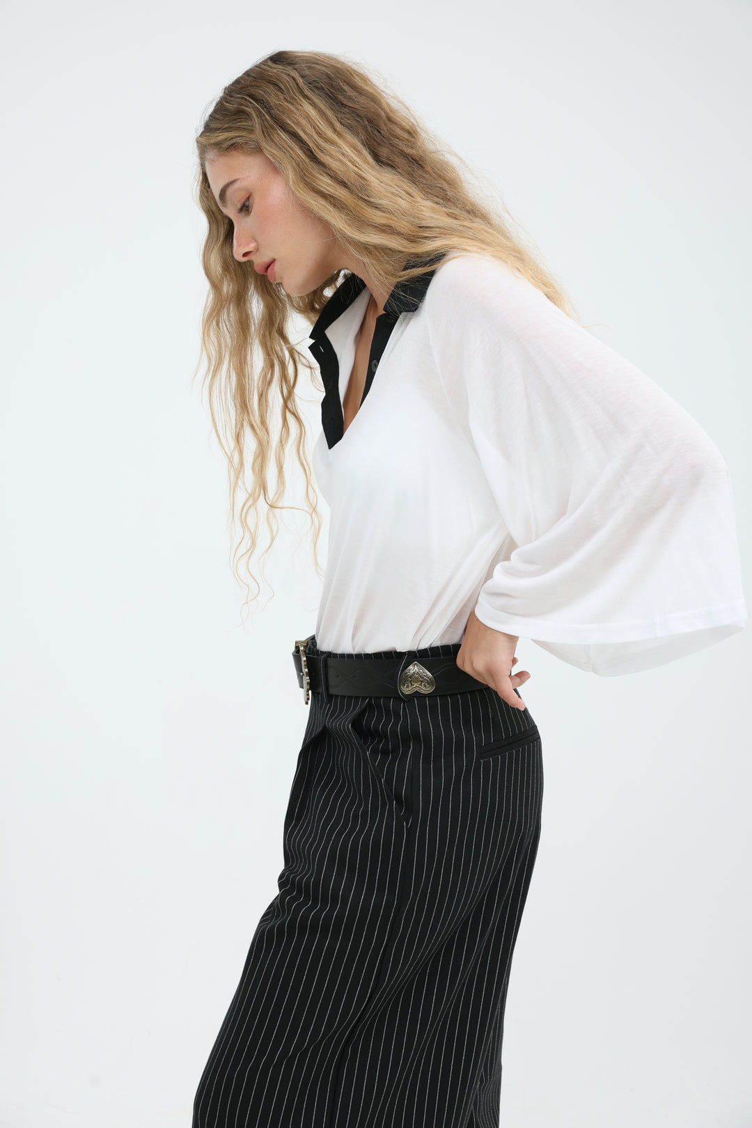 Scope White/Black Polo