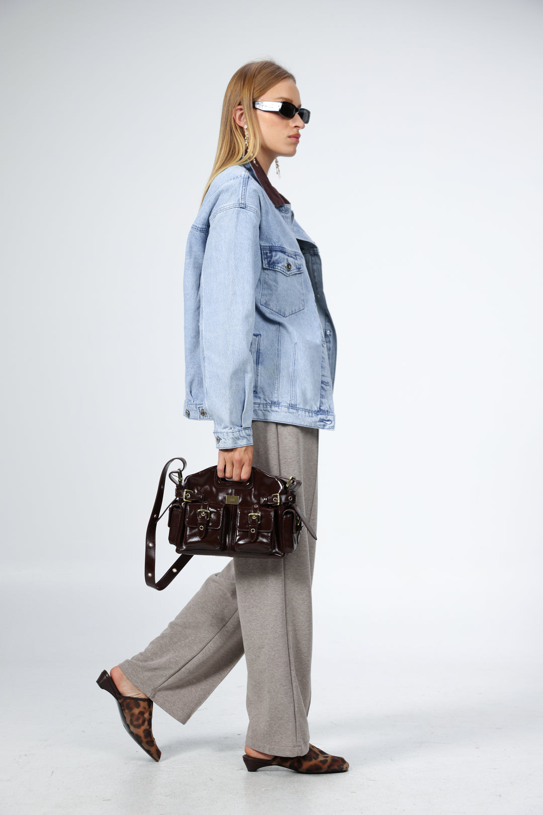 תיק עור חום לנשים Soul Brown Leather Bag 