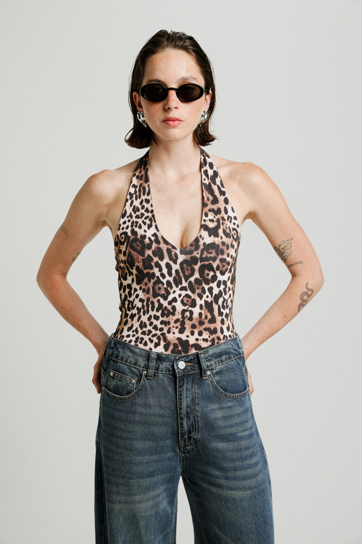 Note Leopard Bodysuit
