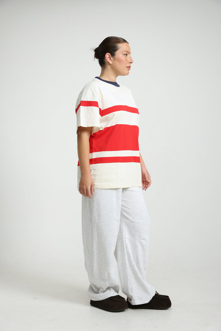 Harmony White/Red T-Shirt