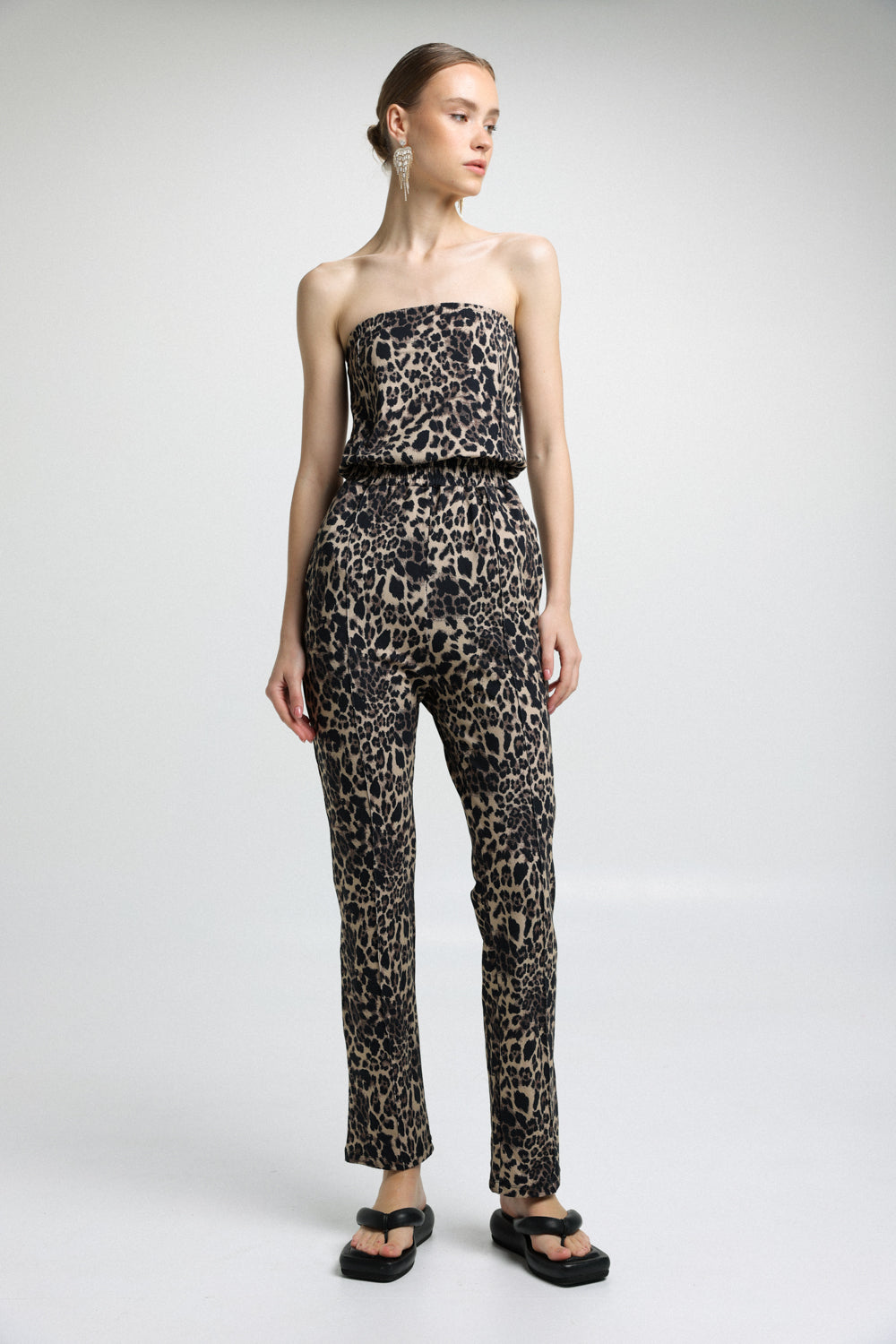Wanting Leopard Jumpsuit