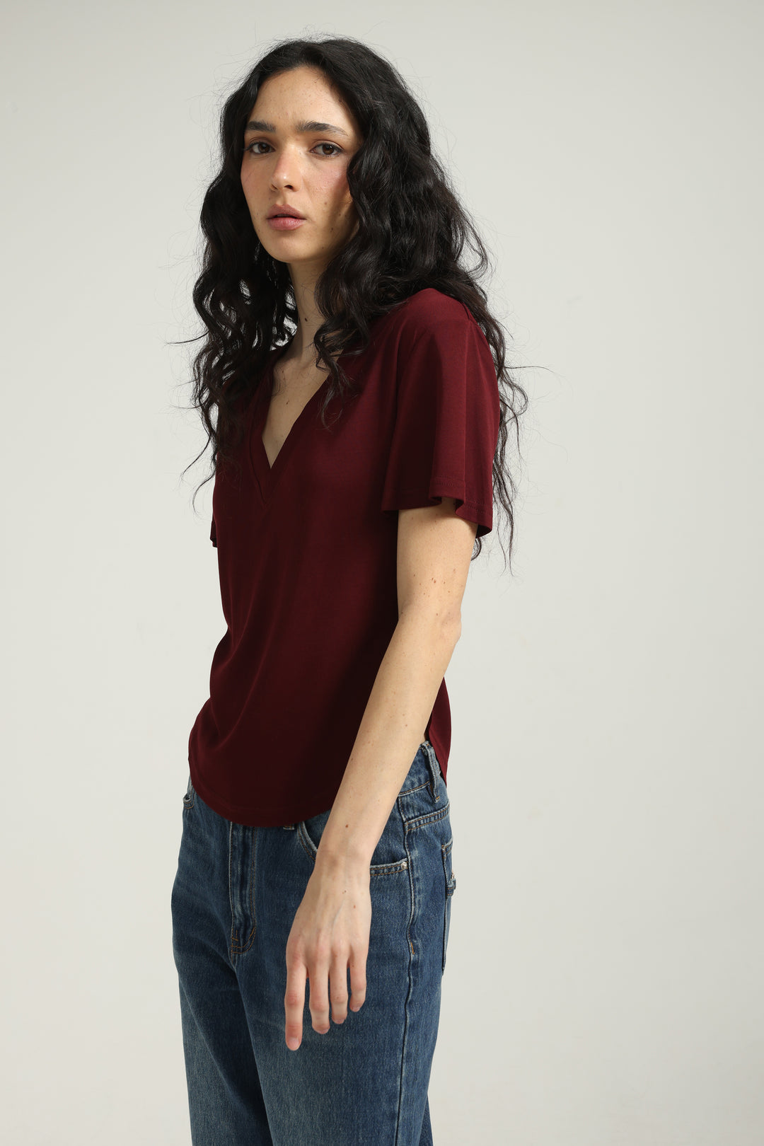 Clean23 Wine V T-Shirt