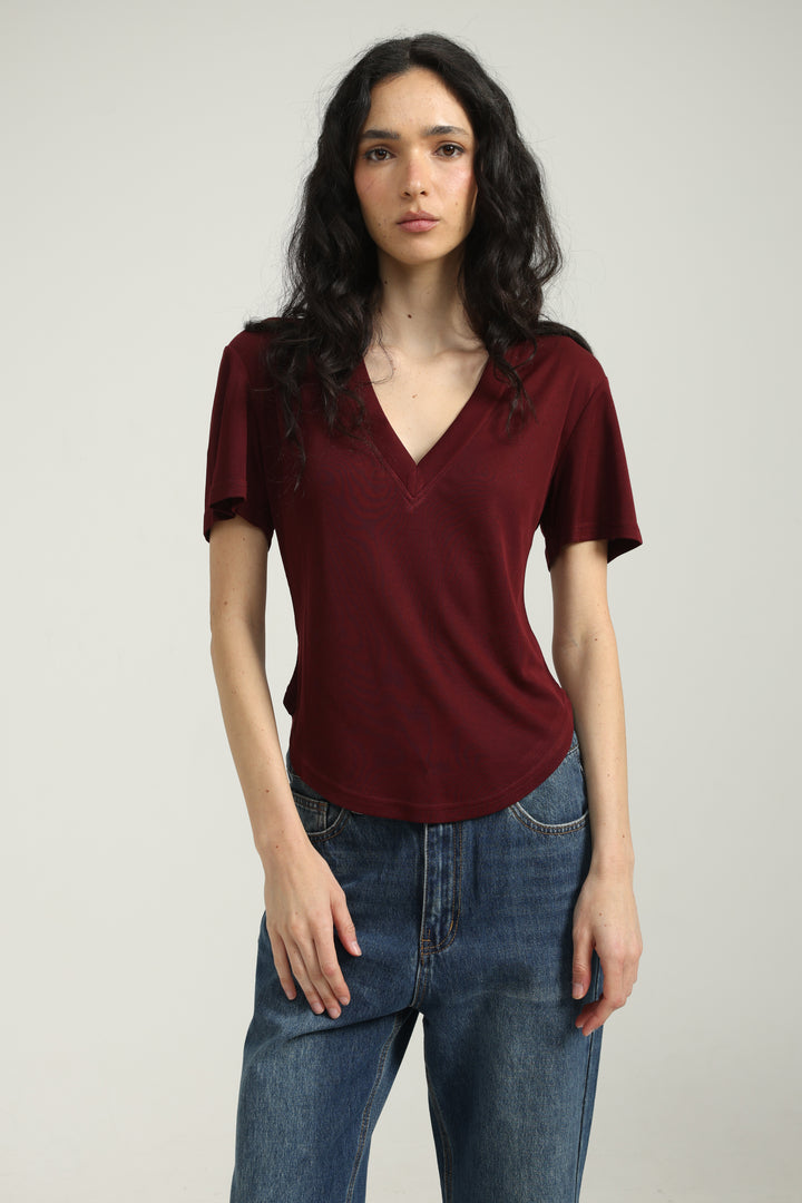 Clean23 Wine V T-Shirt