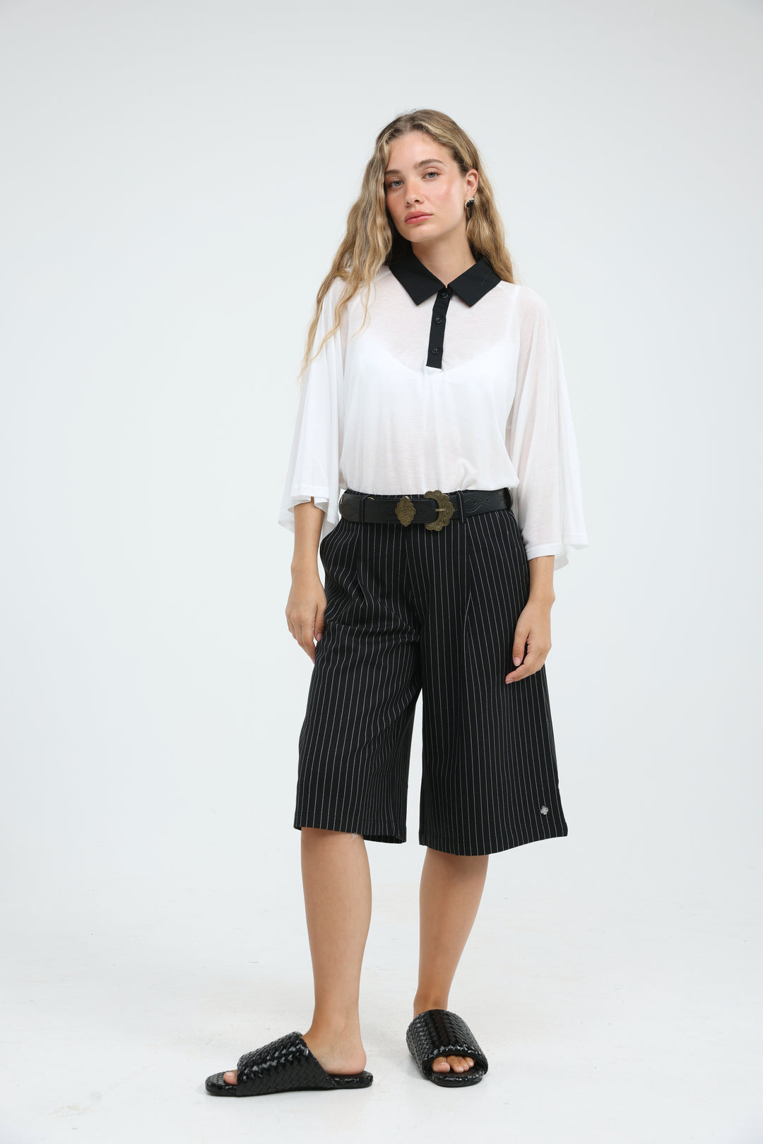 Scope White/Black Polo