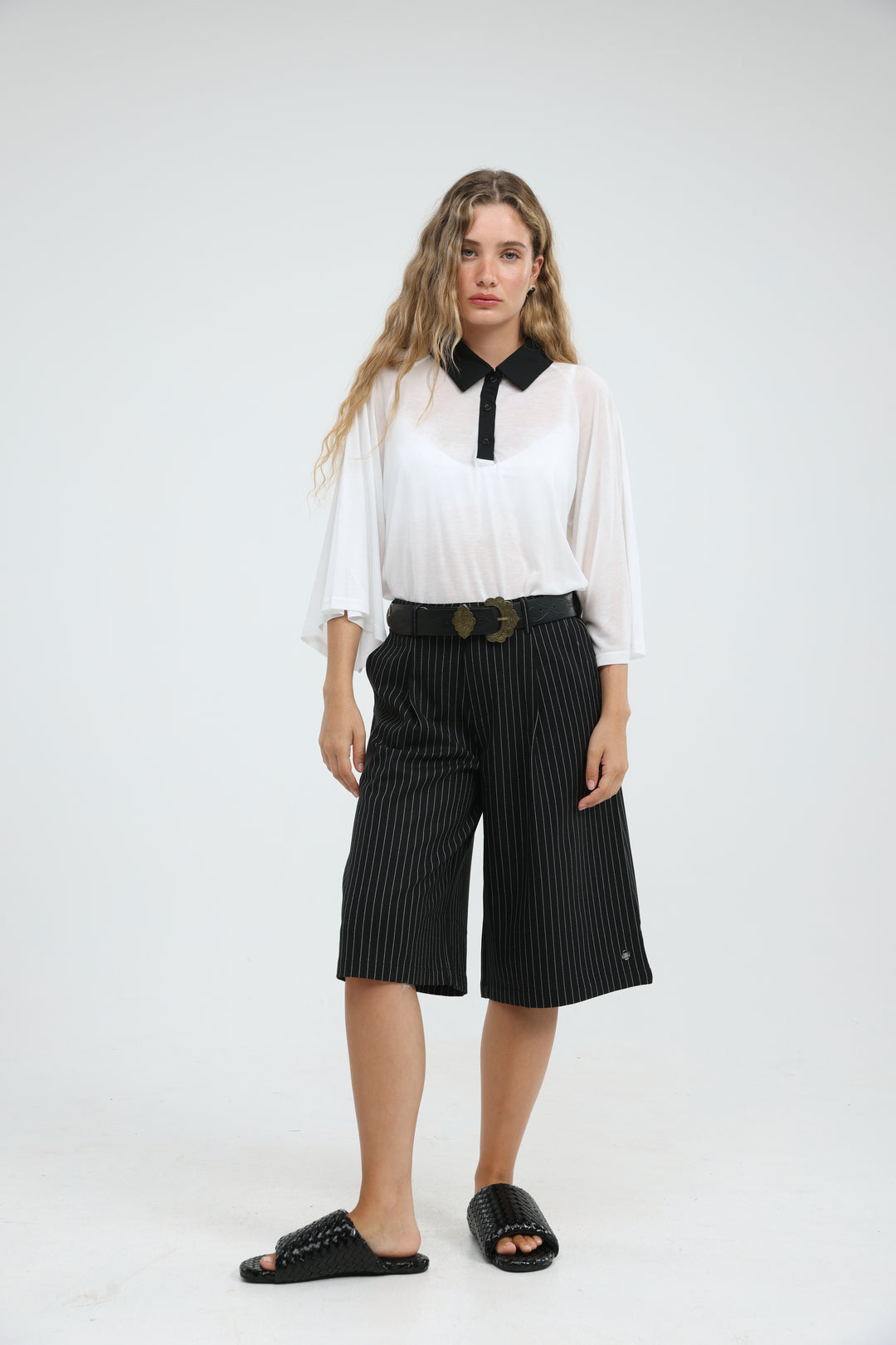Scope White/Black Polo