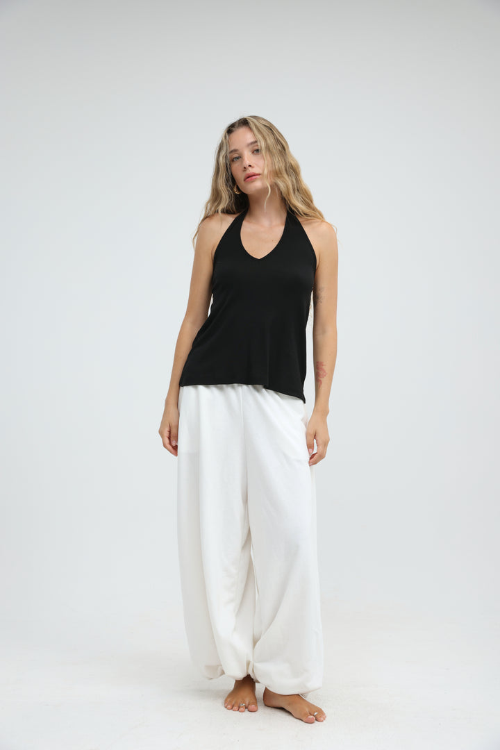 Clean58 Black Halter Tank