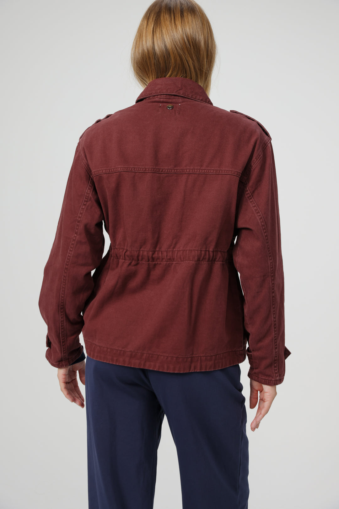 Hackney Wine Denim Jacket