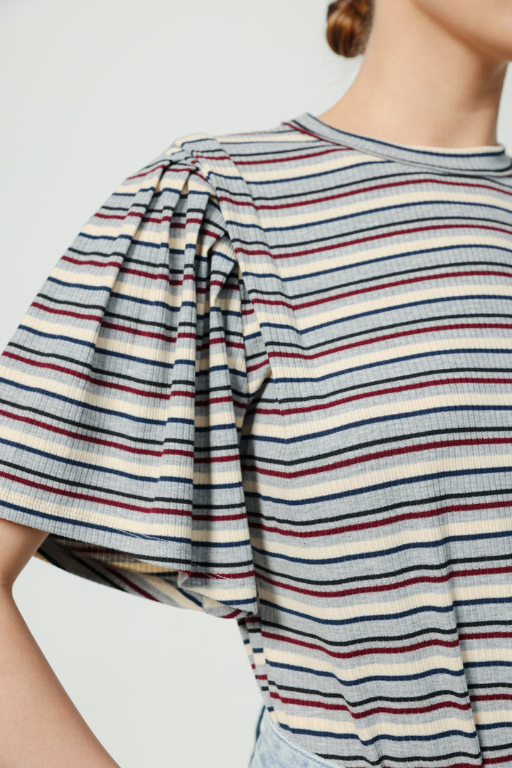 First Grey Stripes T-Shirt