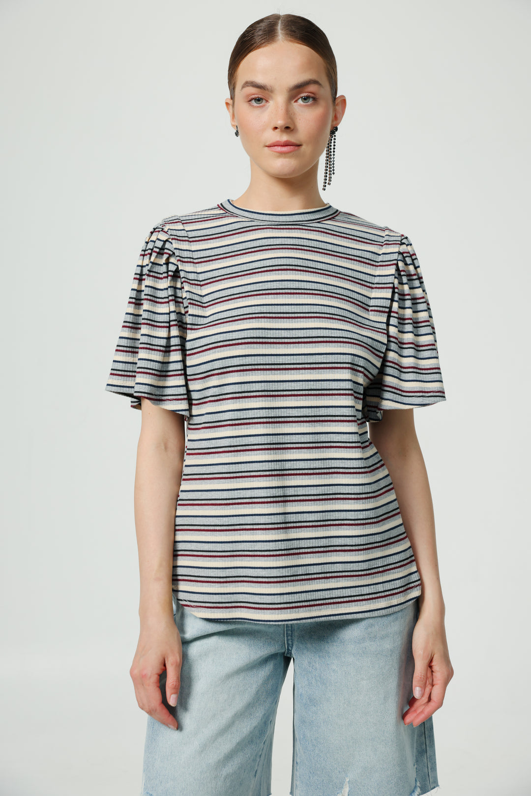First Grey Stripes T-Shirt