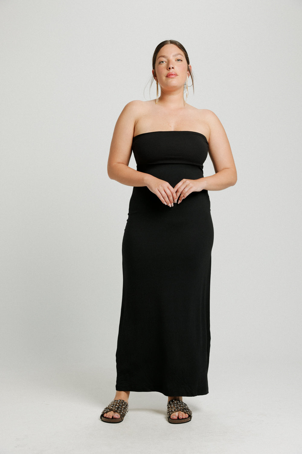 Strapless Black Dress