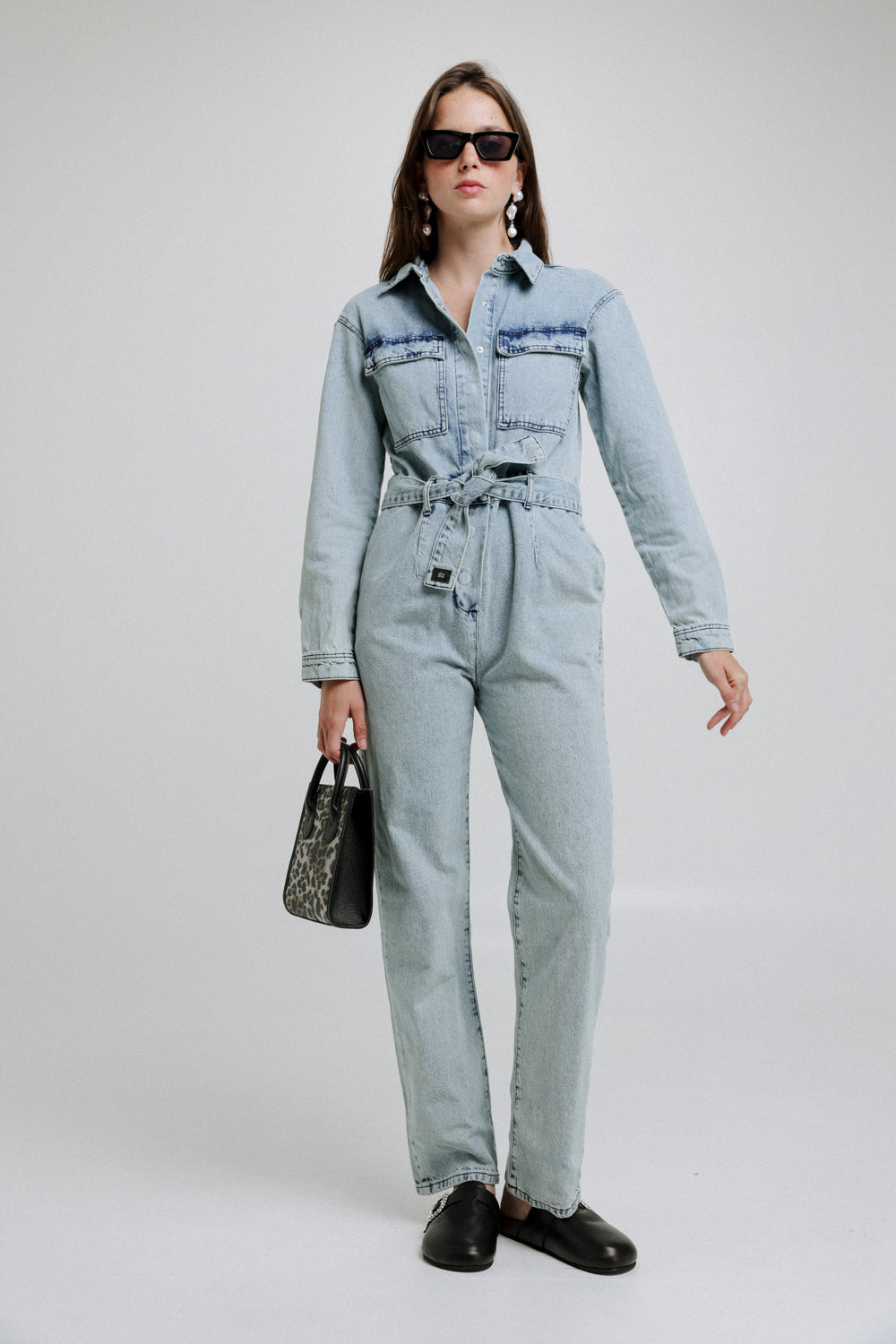 Lev Light Denim Jumpsuit