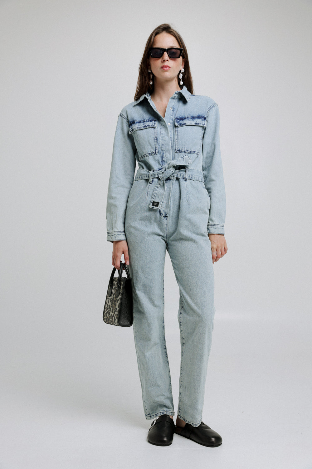 Lev Light Denim Jumpsuit