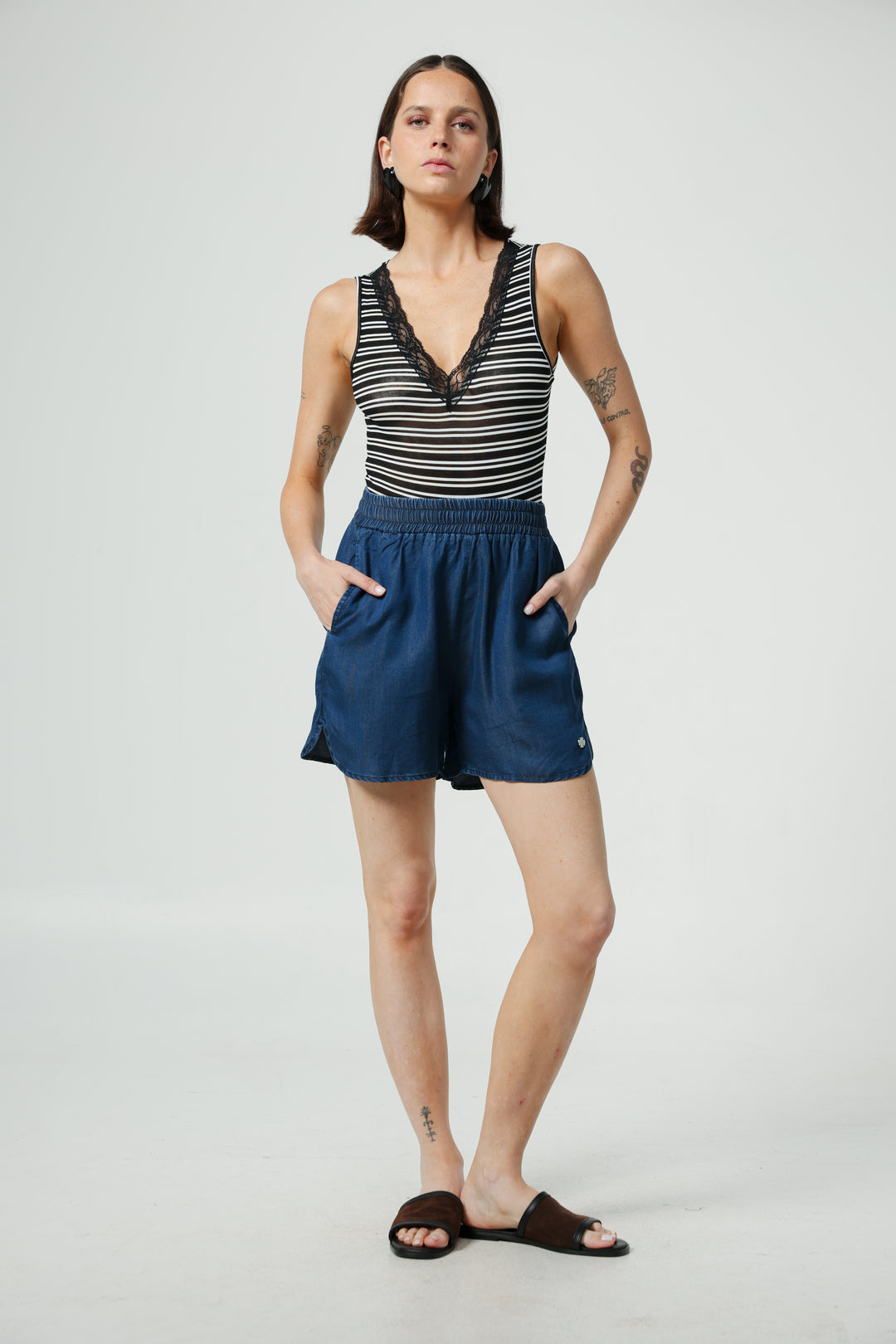 Season Striped Bodysuit