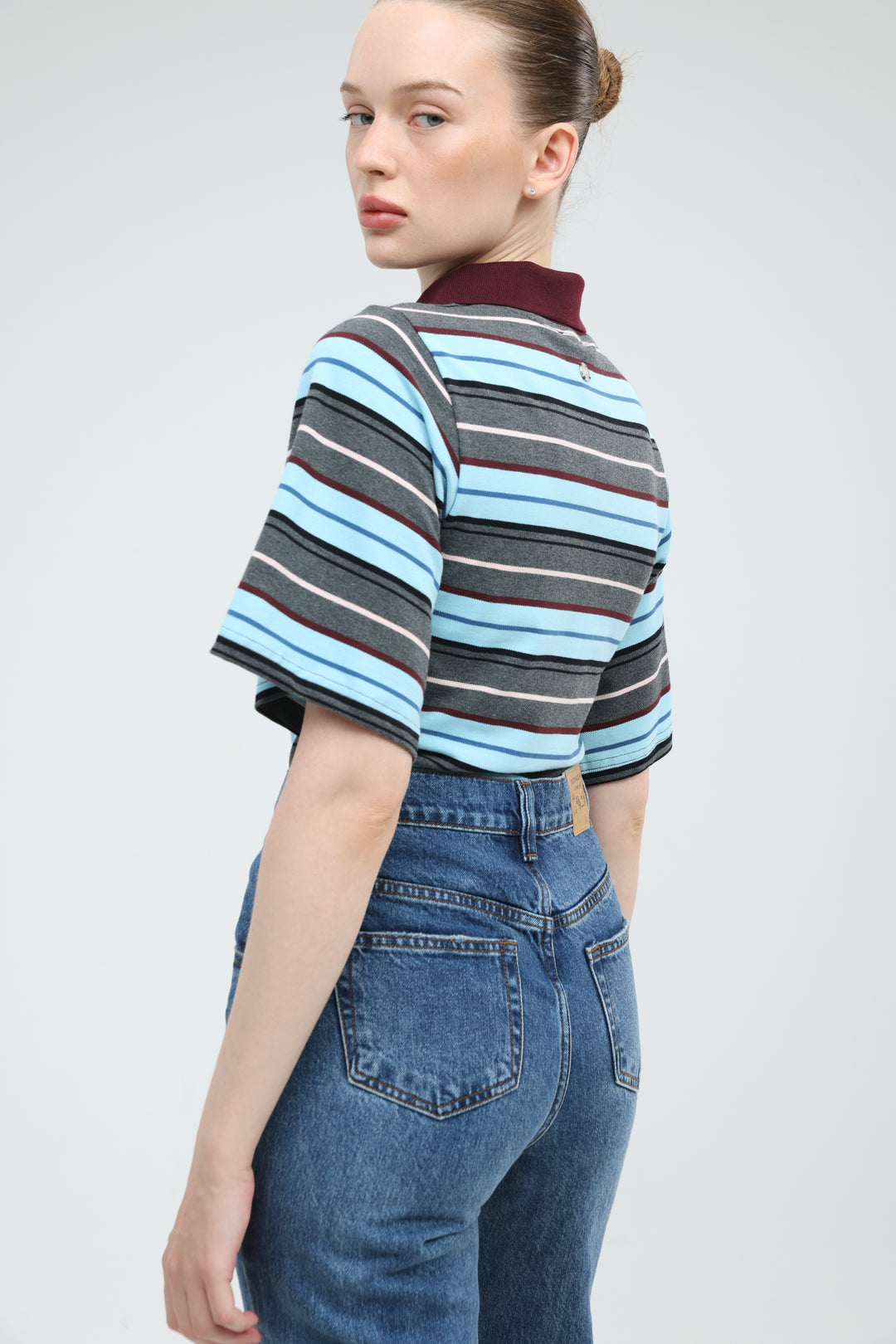 Sweet Blue Striped Polo