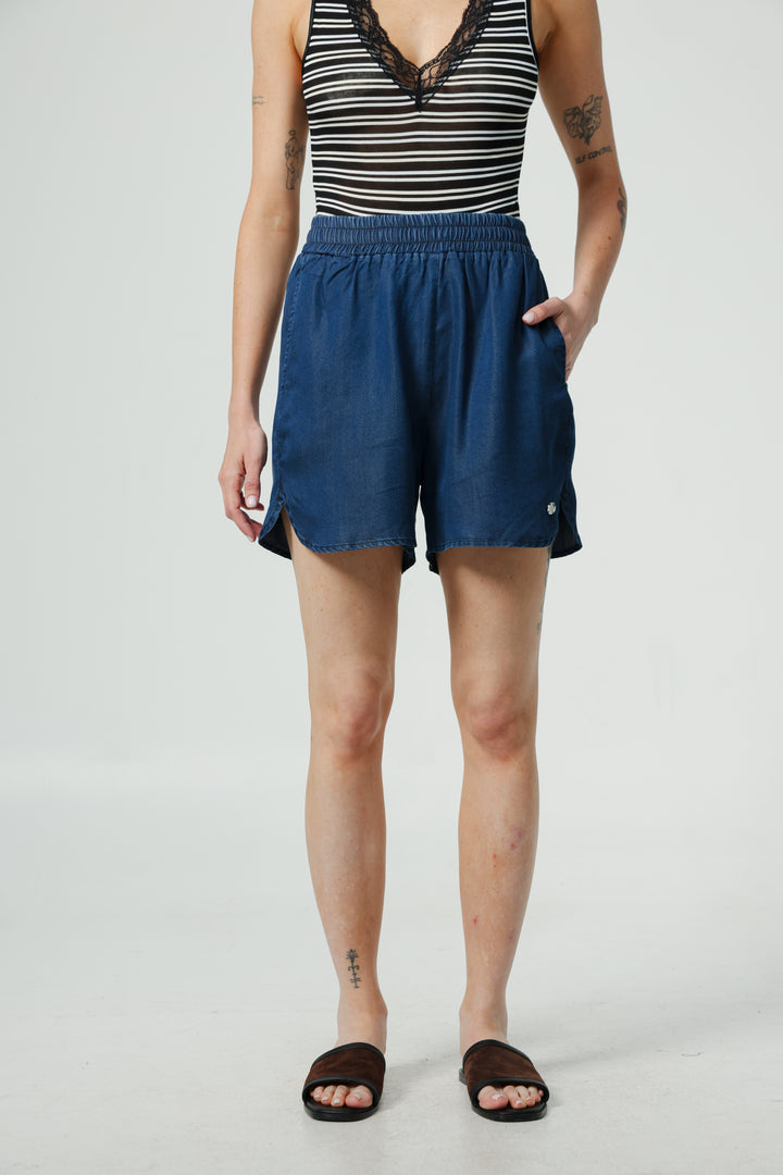 Buni's Dark Blue Denim Shorts