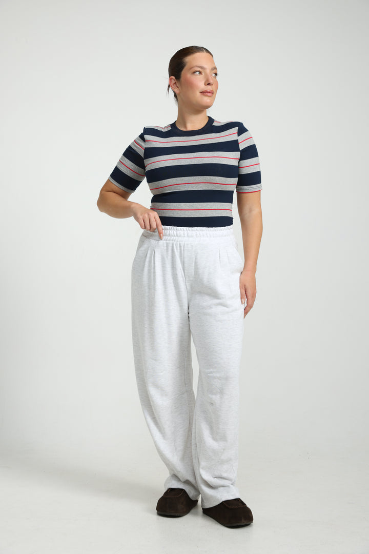 Weekday Brown Striped Bodysuit