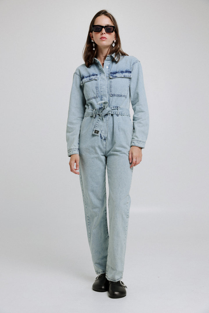 Lev Light Denim Jumpsuit