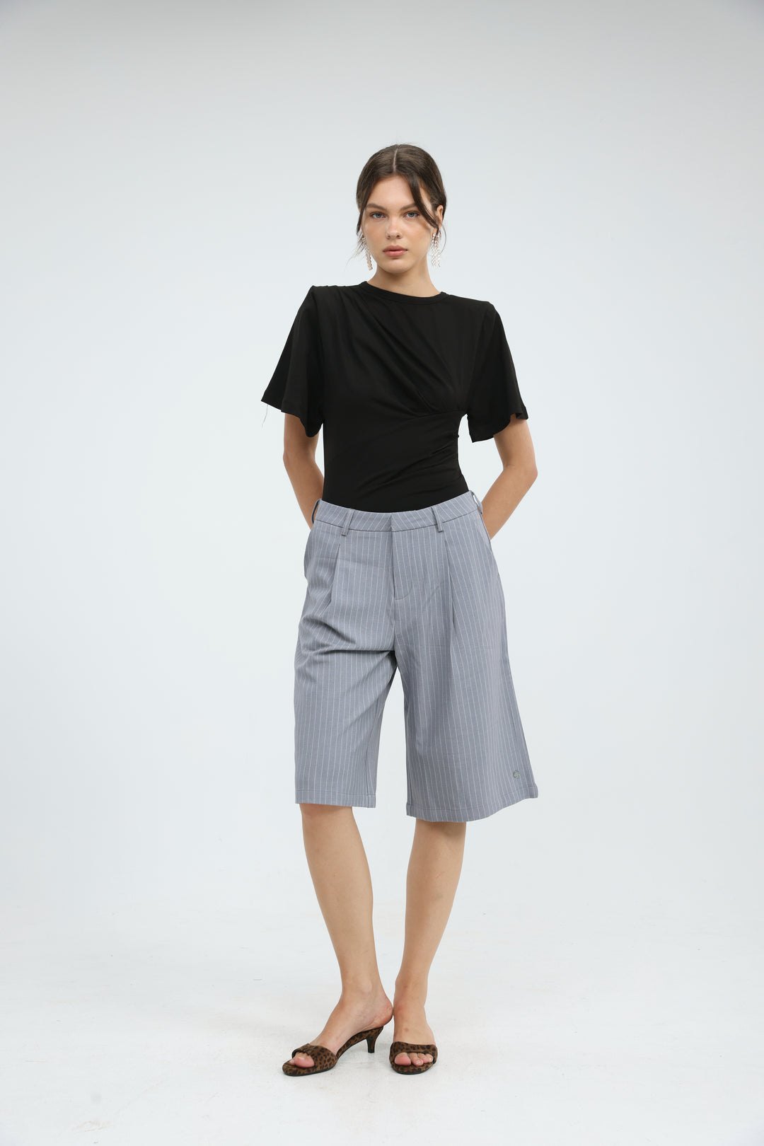 Verified Grey Bermuda Shorts