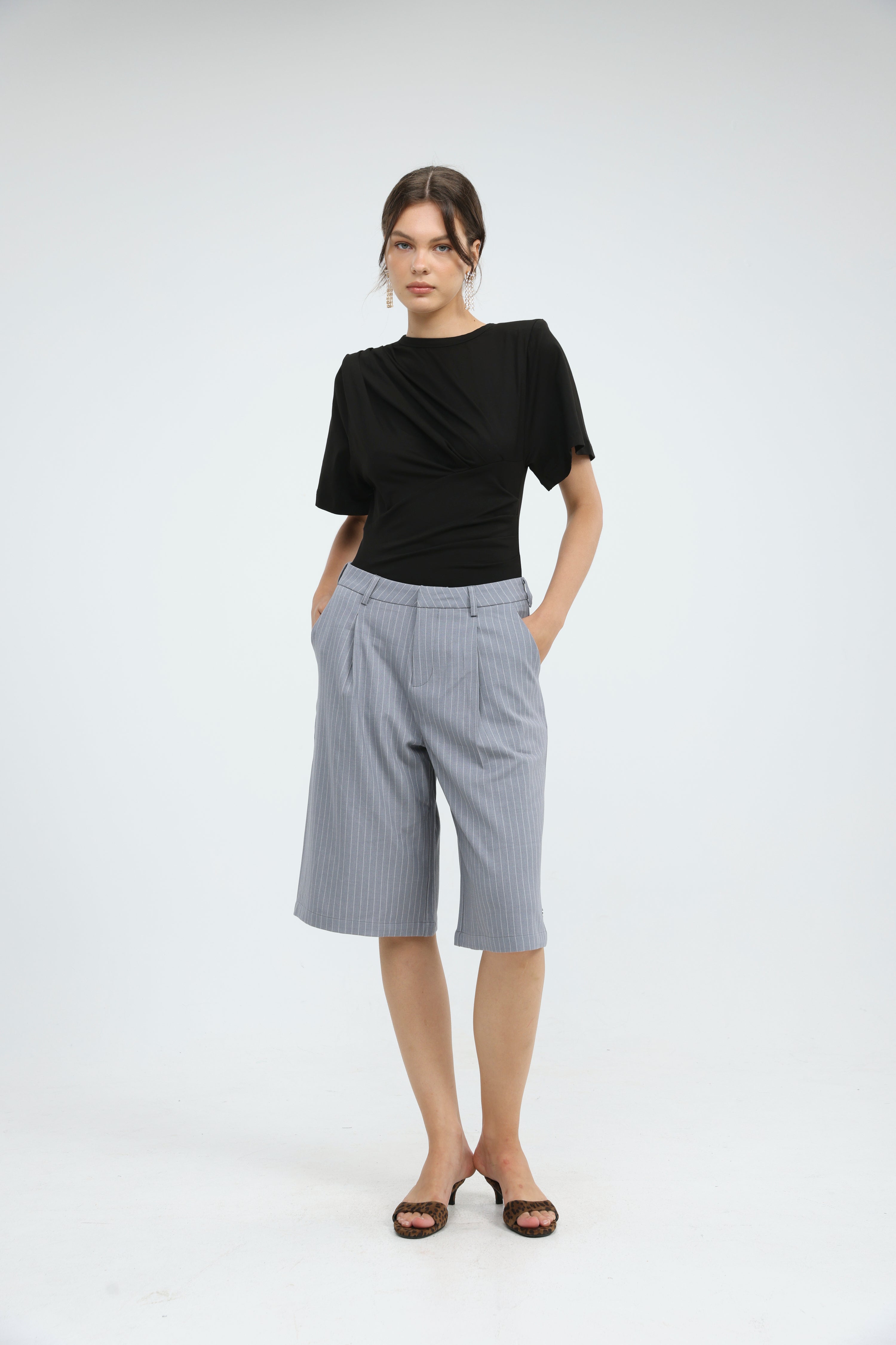 Verified Grey Bermuda Shorts – SEESTARZ