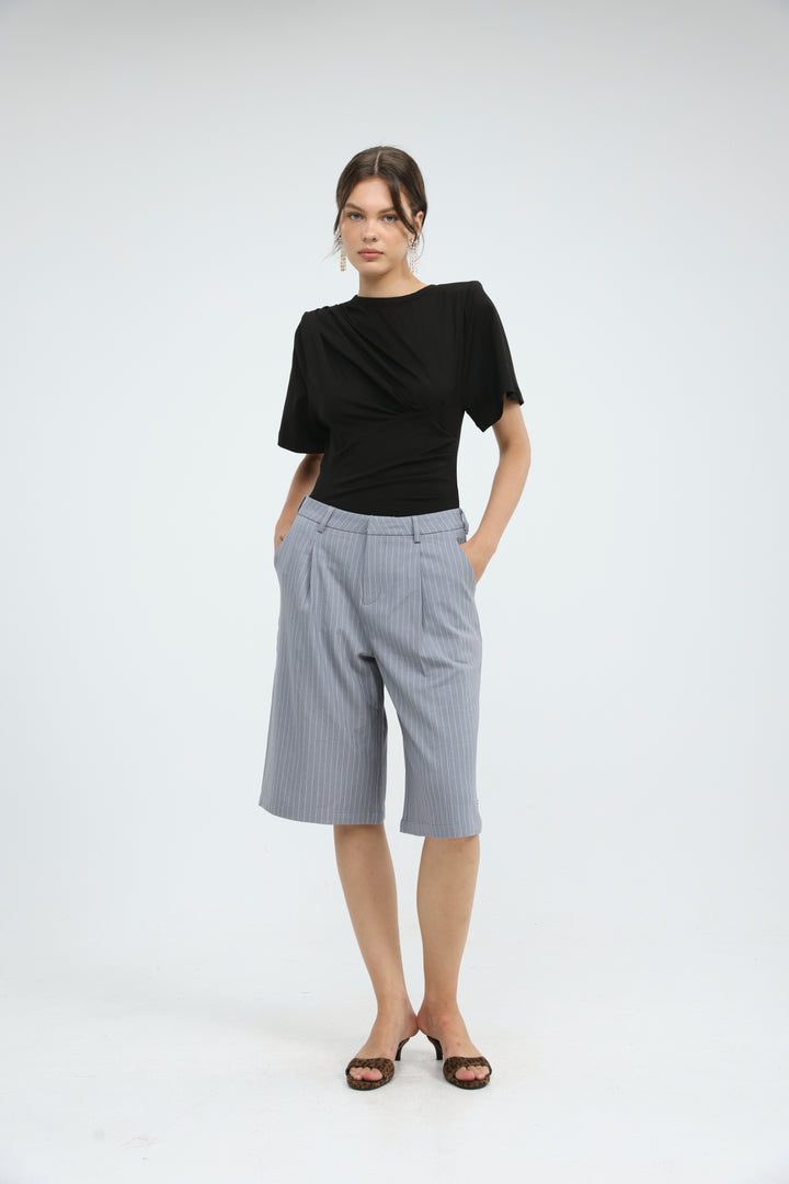 Verified Grey Bermuda Shorts