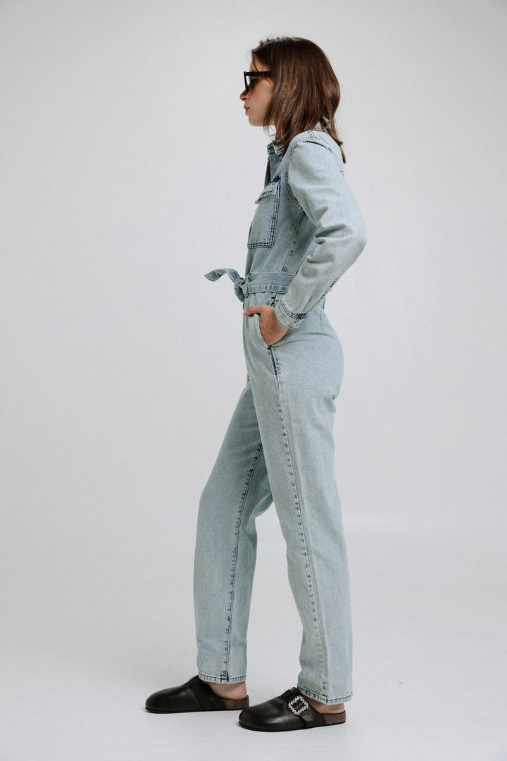 Lev Light Denim Jumpsuit