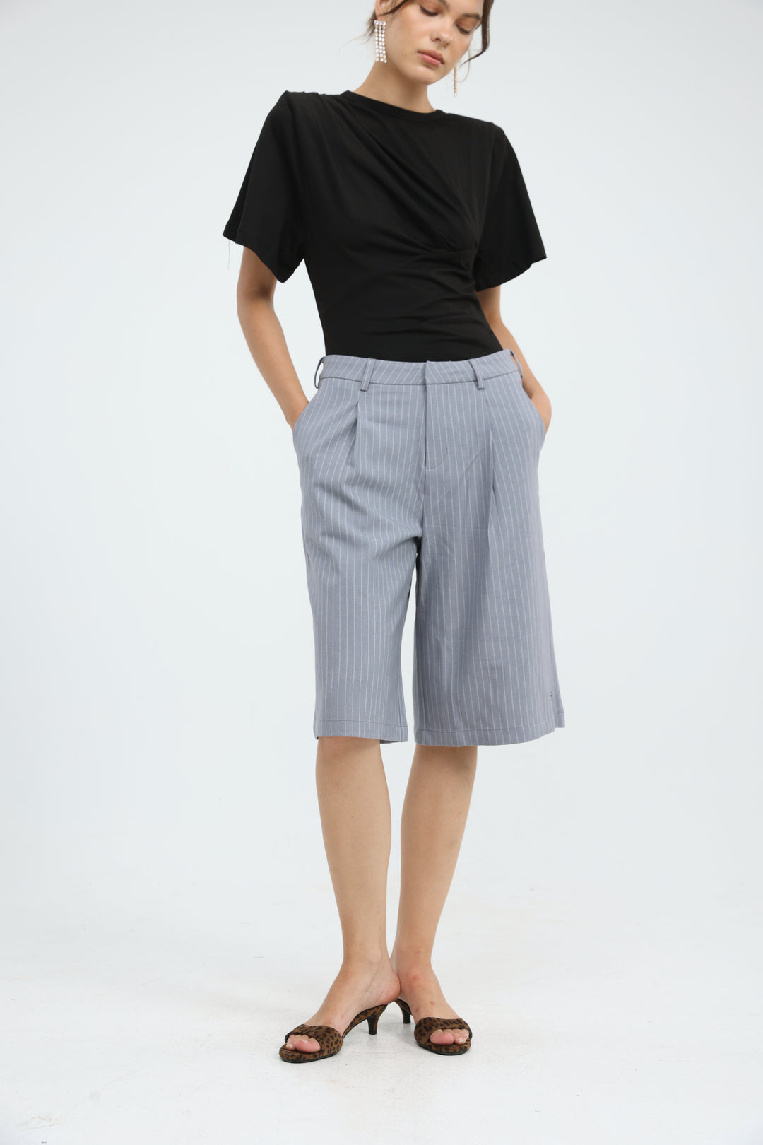 Verified Grey Bermuda Shorts