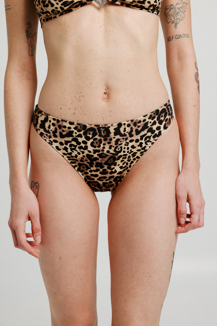 C Leopard Bikini Bottoms