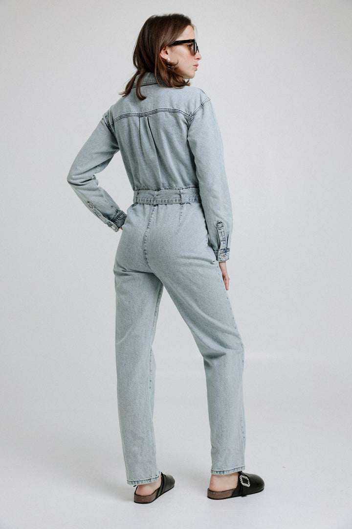 Lev Light Denim Jumpsuit