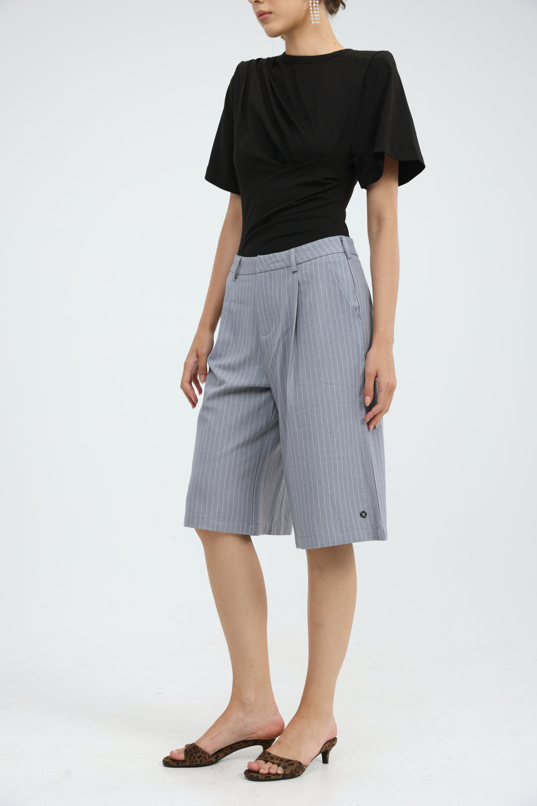 Verified Grey Bermuda Shorts