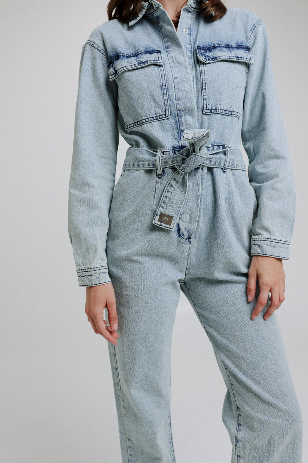 Lev Light Denim Jumpsuit