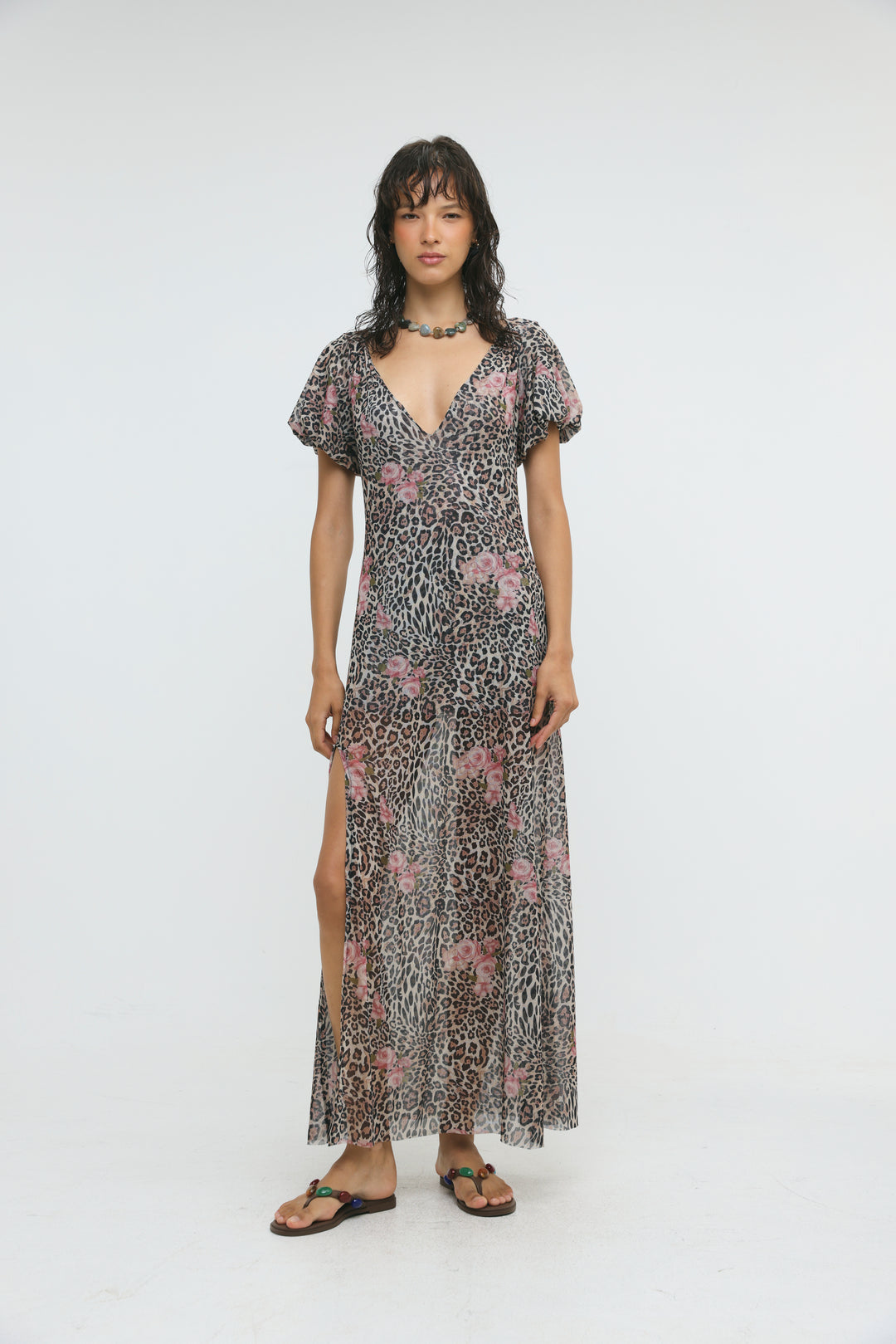 Rhodes Leopard Maxi Dress