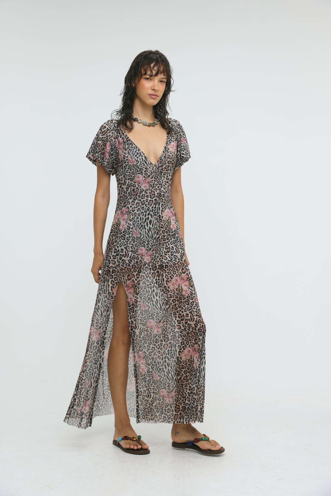 Rhodes Leopard Maxi Dress
