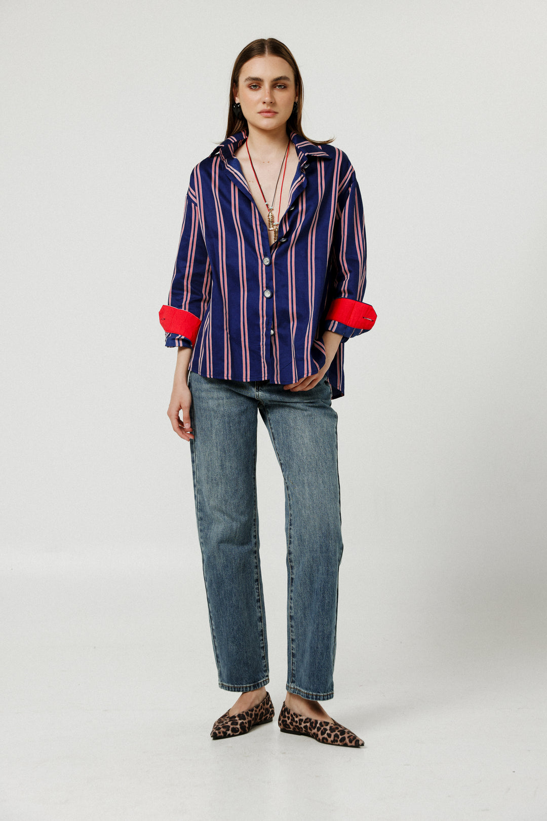 Crown Blue Buttoned Shirt