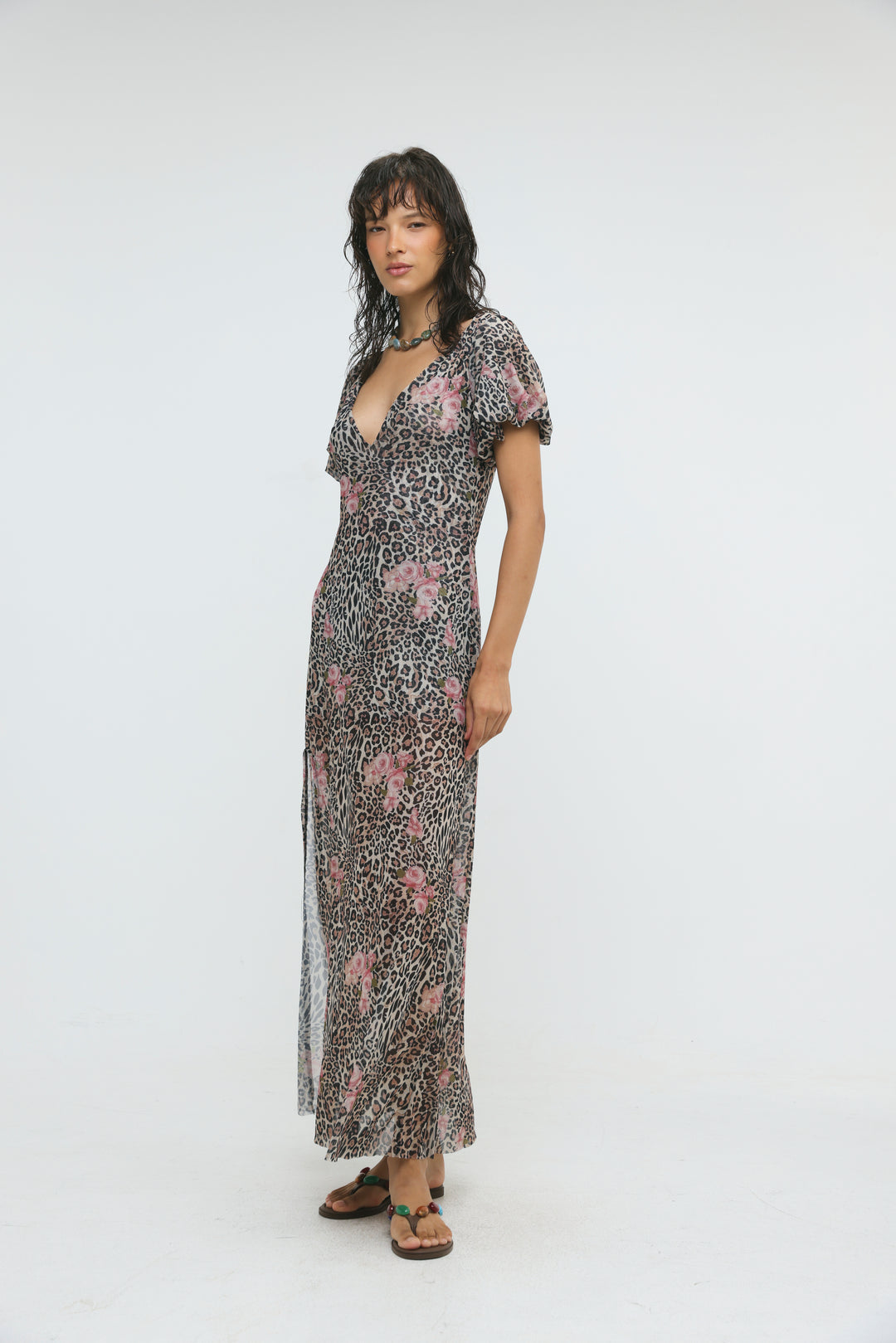 Rhodes Leopard Maxi Dress