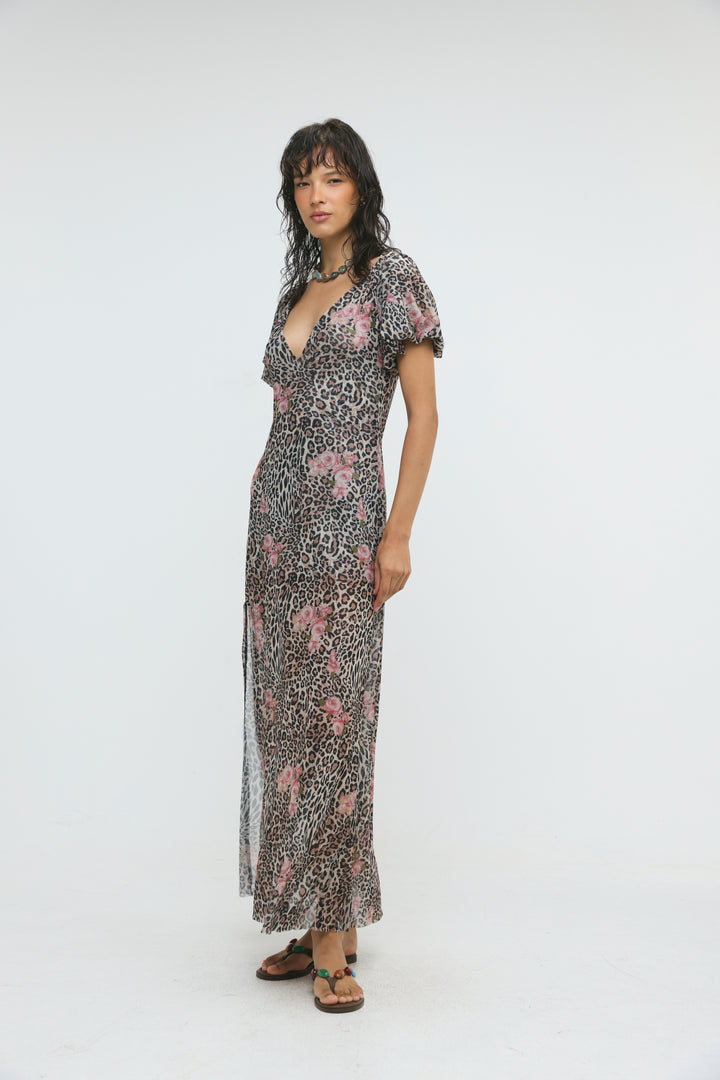 Rhodes Leopard Maxi Dress