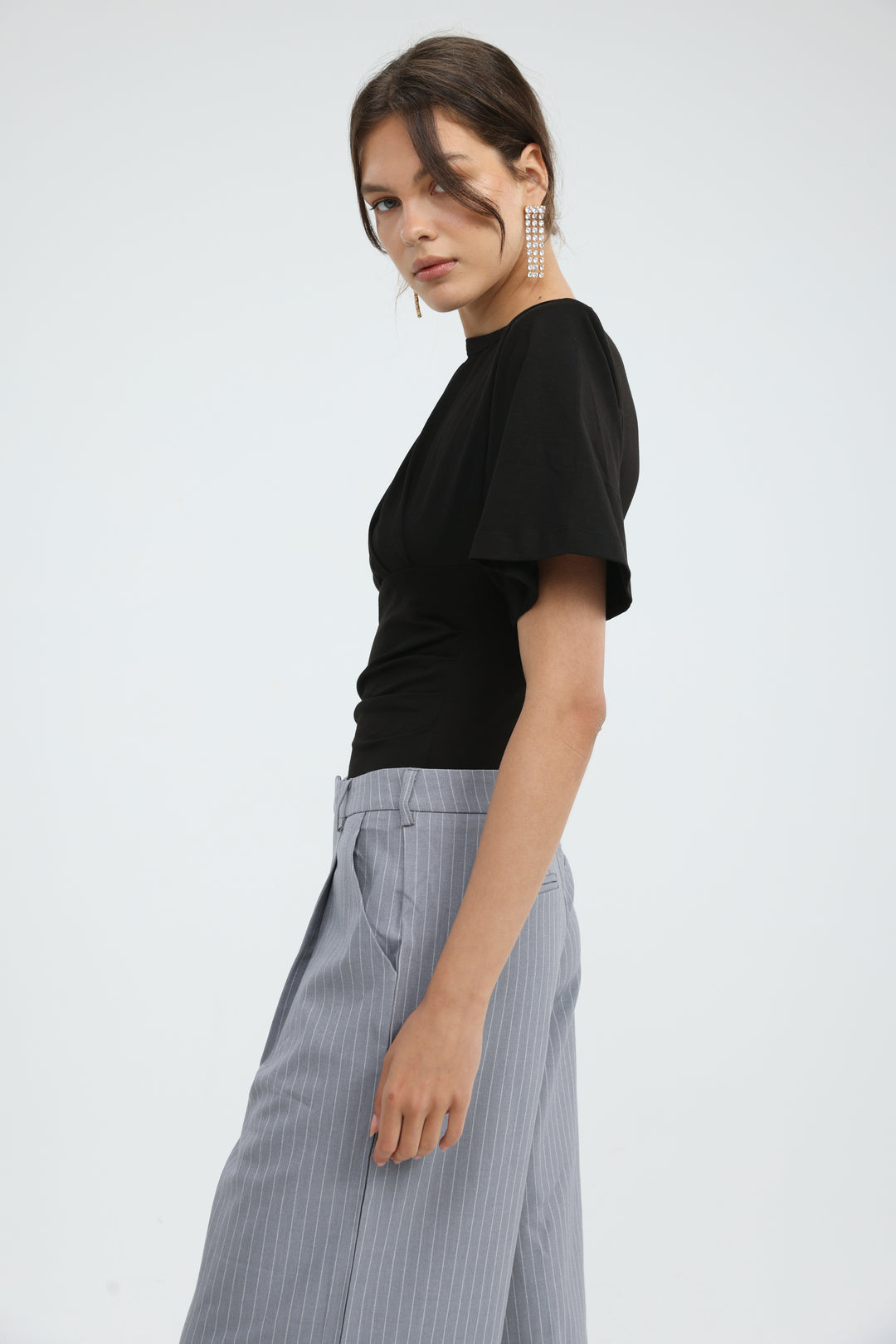 Priority Black Bodysuit