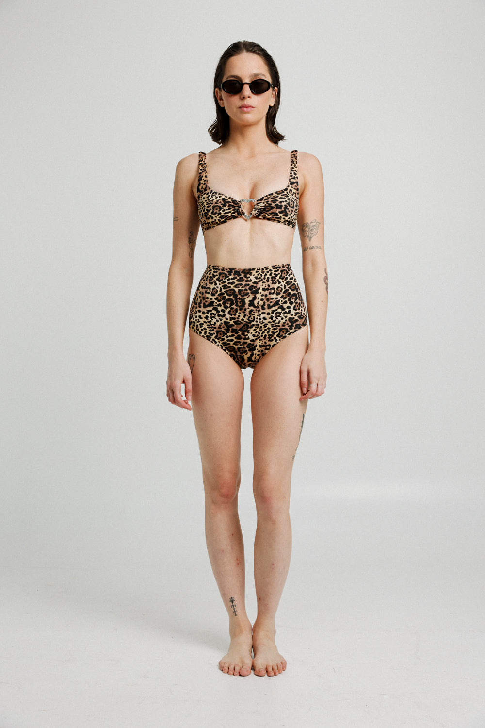 A Leopard Bikini Bottoms
