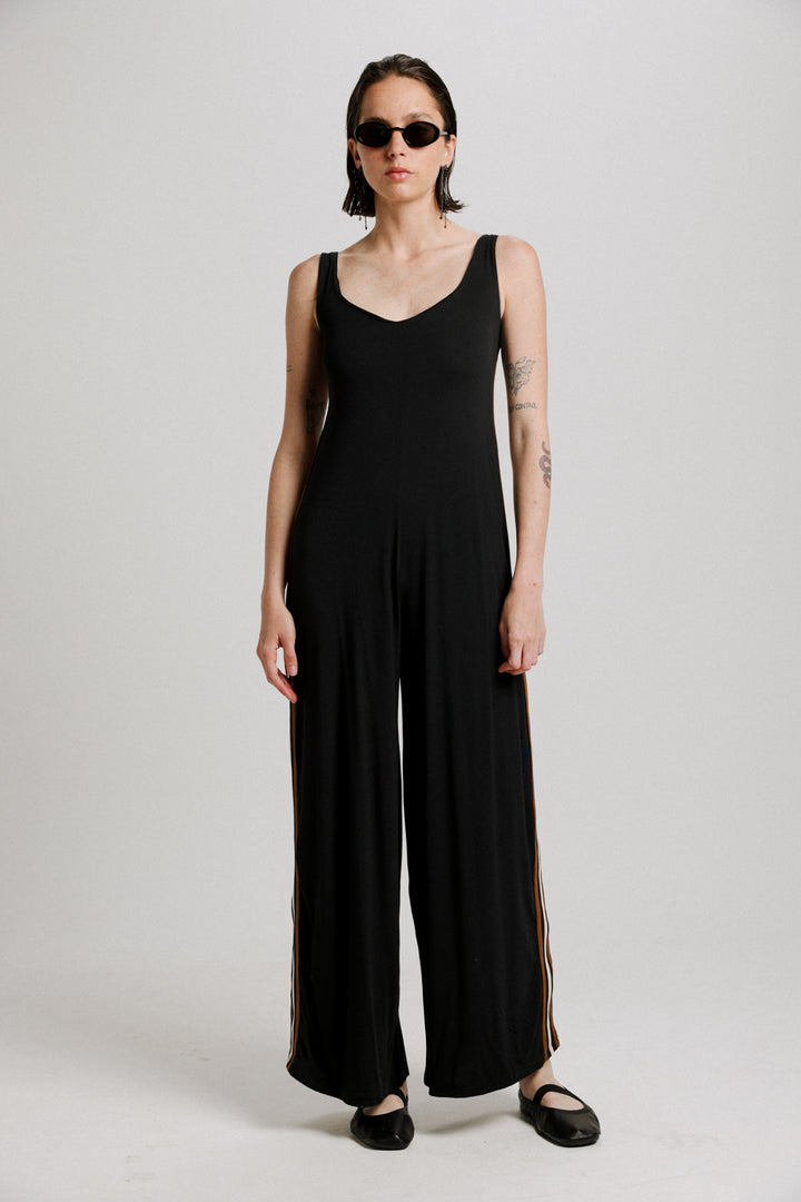 Magic Black Striped Jumpsuit