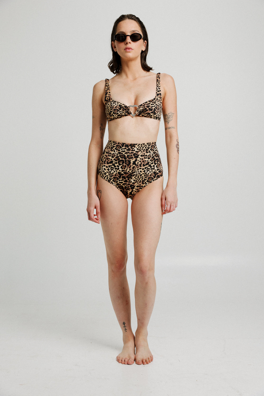 A Leopard Bikini Bottoms