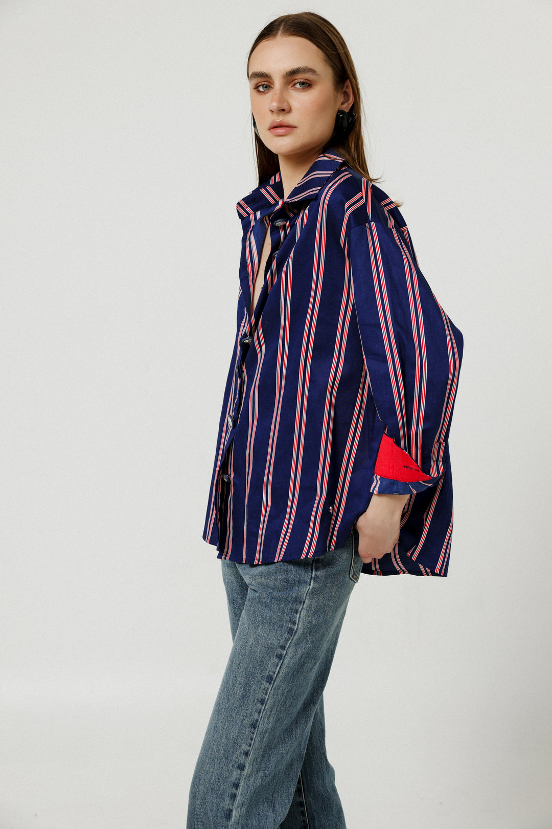 Crown Blue Buttoned Shirt