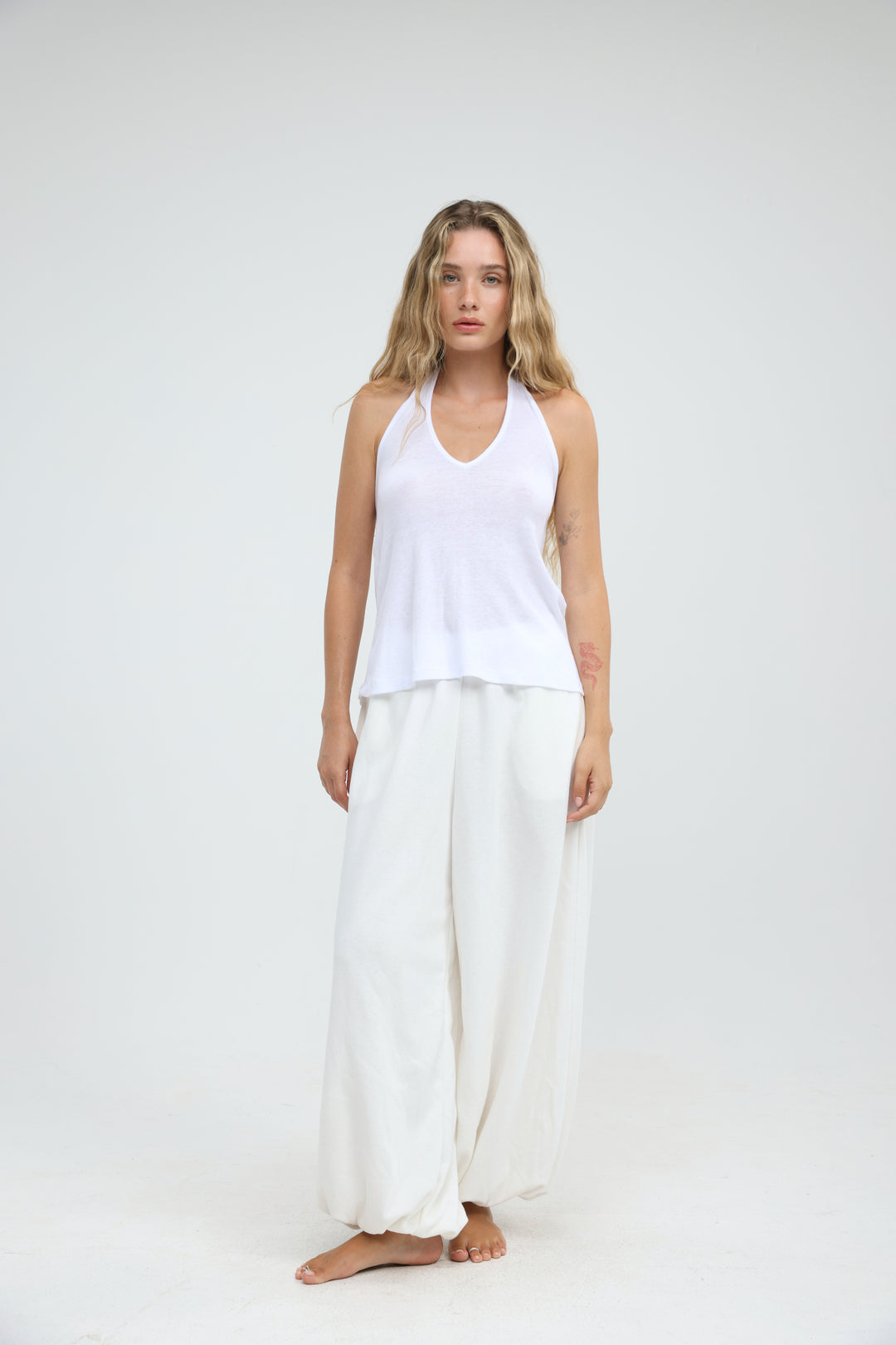 Clean58 White Halter Tank