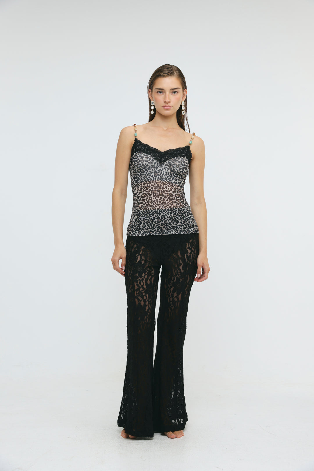 Paros Black Lace Bottoms