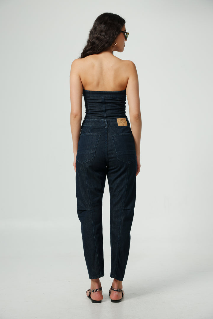 אוברול ג'ינס גב Star 488 Dark Denim Jumpsuit