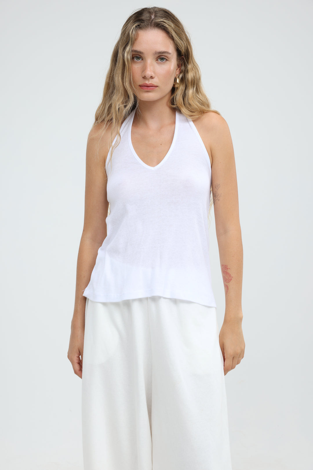 Clean58 White Halter Tank