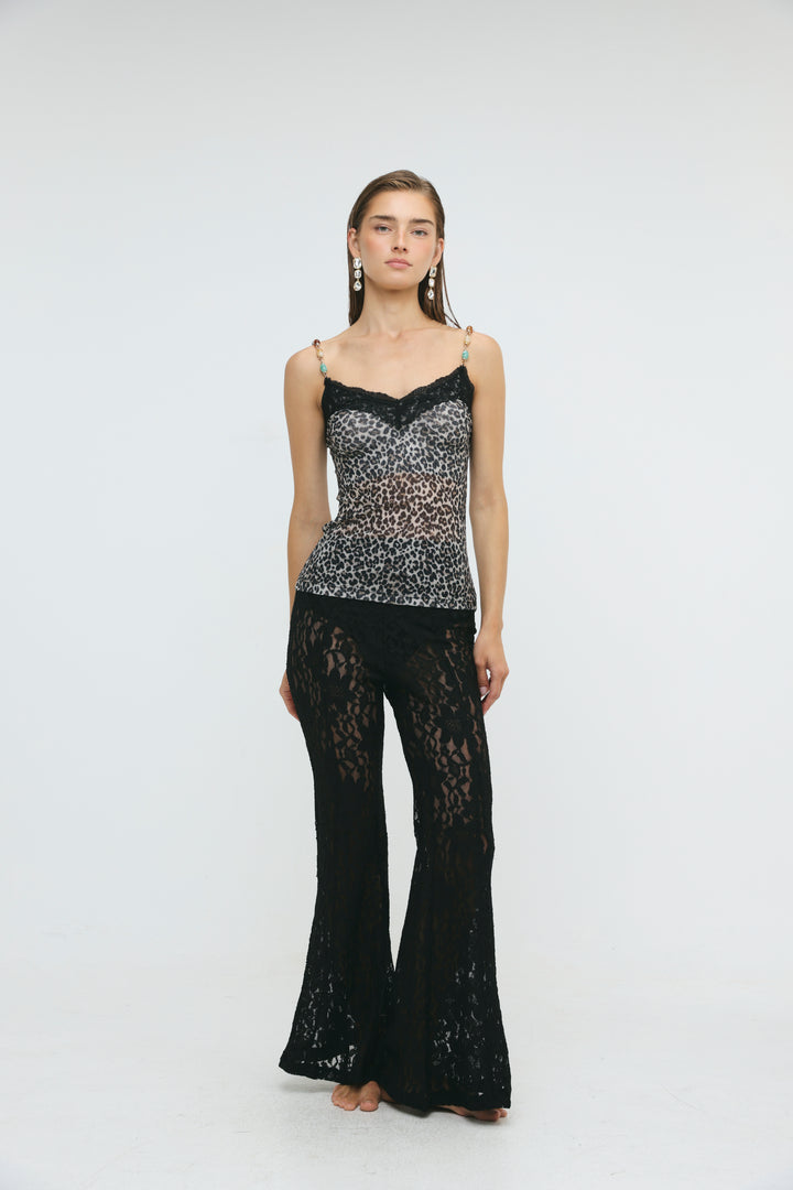 Paros Black Lace Bottoms